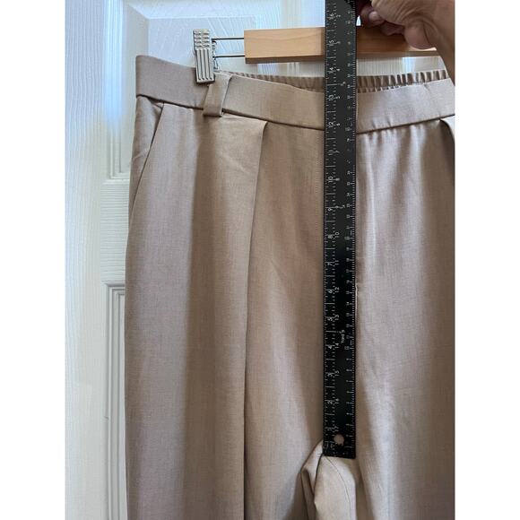 OGL New Tencel Linen Blend Pants Tucked Wide Leg Large Trouser 30 Inch Inseam - Picture 11 of 15
